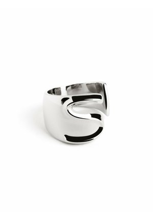 PERSONALIZED LETTER SIGNET - Ring - letra s color plata