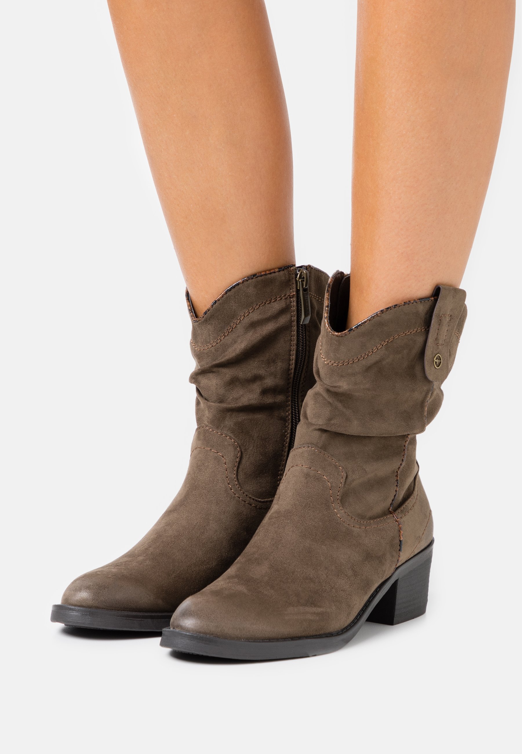 Tamaris BOOTS Cowboy Bikerstövletter olive Zalando.se Tamaris BOOTS Cowboy Bikerboots mocca Zalando.se