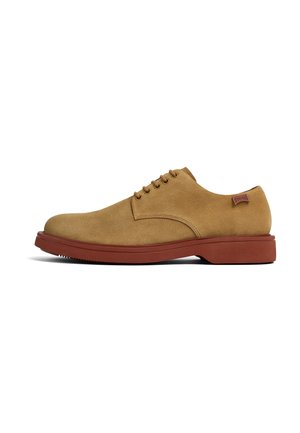 NORMAN - Sportieve veterschoenen - mittelbraun