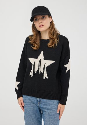 Terranova LOOSE STAR - Maglione - nero