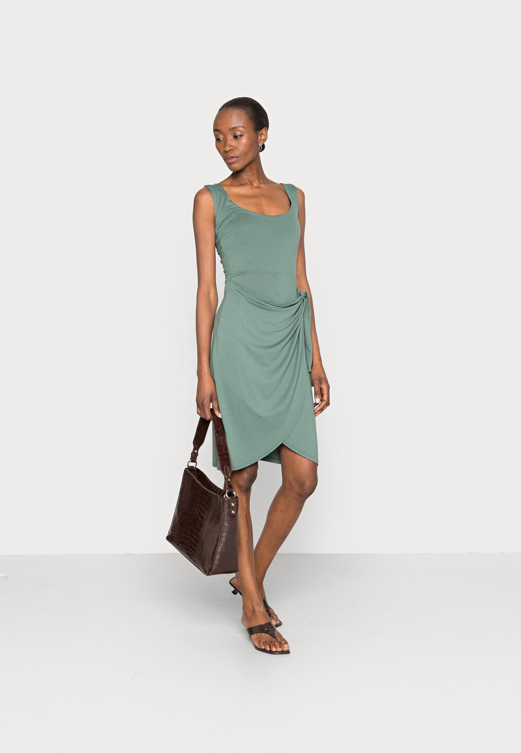 Anna Field Vestito di maglina - green/verde - Zalando.it