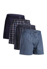 4-PACK ULTRA COMFORT - Široké boxerky - blue/grey