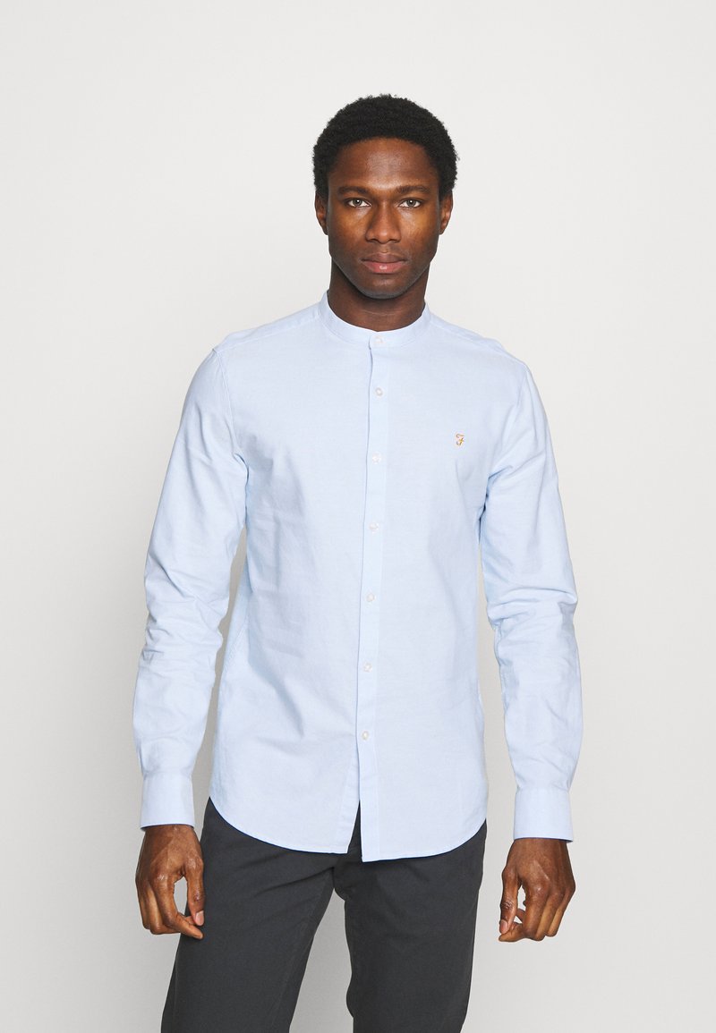 Farah - BREWER MANDARIN COLLAR SLIM FIT SHIRT - Shirt - sky blue, Enlarge