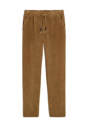 STRAIGHT FIT ELASTICATED WAIST - Pantalon classique - hazelnut