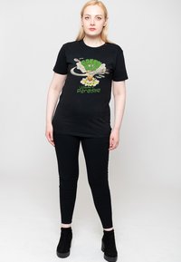 Paradiso Clothing WELCOME TO PARADISE - Print T-shirt - black