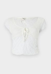QUINN CAP SLEEVE - Top - white