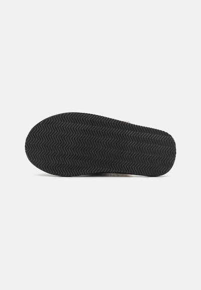 Polo Ralph Lauren KELCIE FLATS - Tofflor & inneskor - black/cream