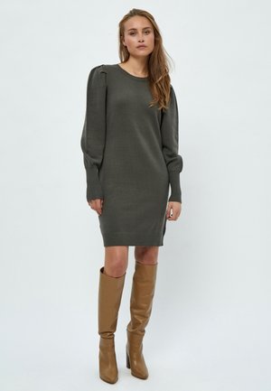 PCANISSA - Jumper dress - beluga green