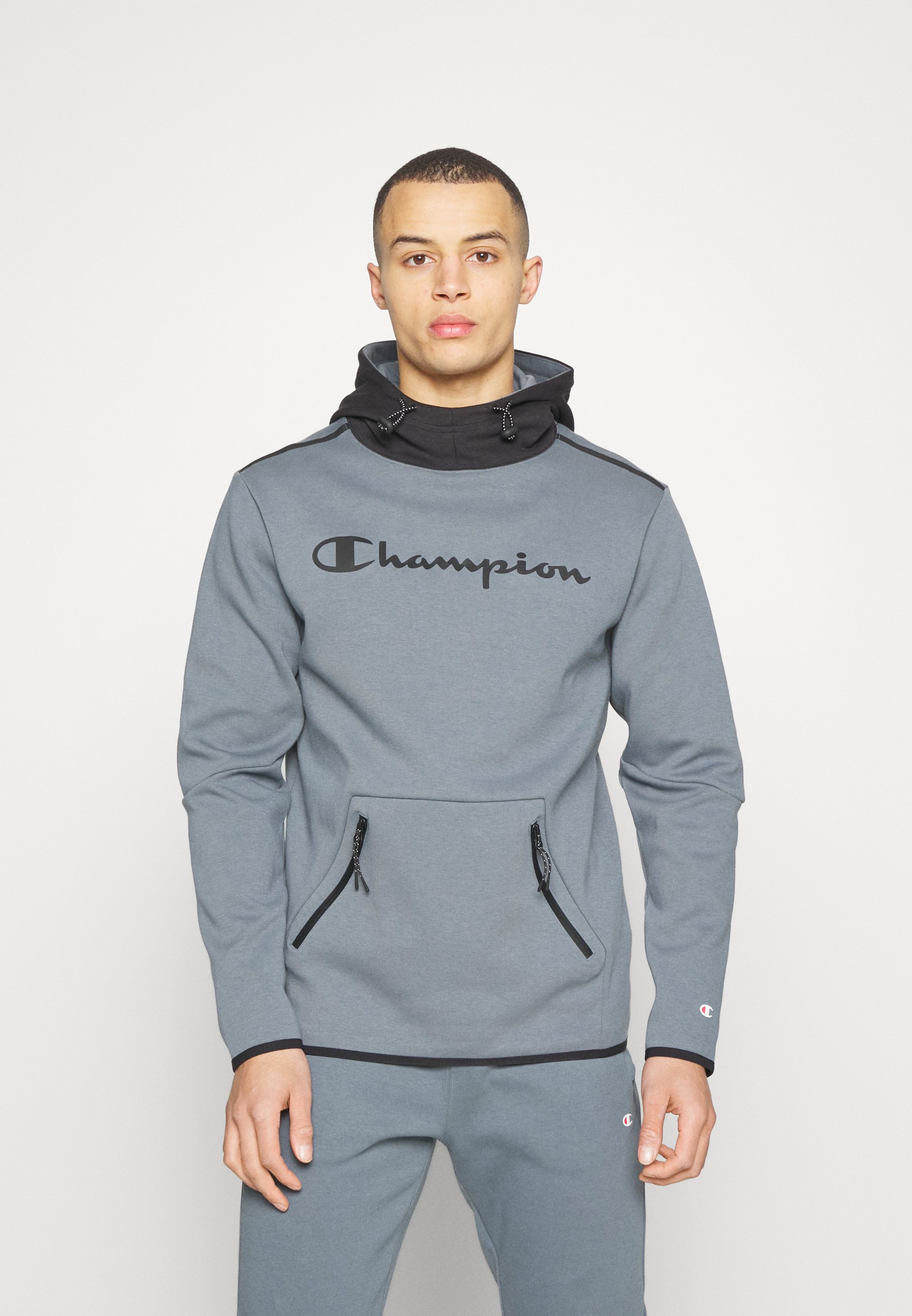 Champion HOODED - Hoodie - grey - Zalando.co.uk