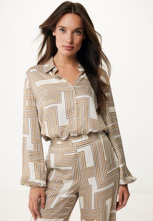 Button-down blouse - multicolor