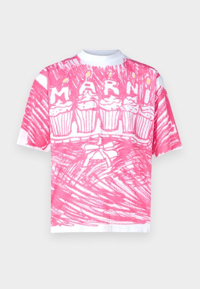 Marni Marškinėliai su spaudiniu - white