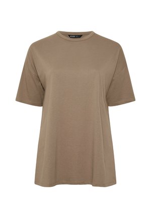 Yours Clothing, WOMEN'S BASIC T-SHIRTS - - T-paita - fawn