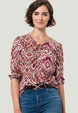 MIT ETHNOPRINT - Blouse - brownred