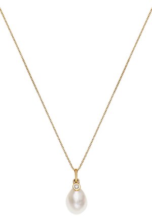 Halskette - gold/perlmutt