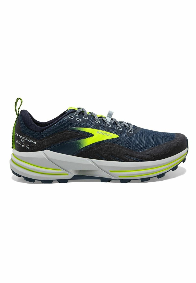 Brooks CASCADIA 16 - Scarpe da trail running - titan peacoat nightlife