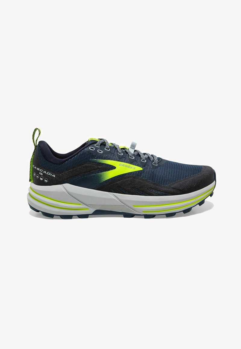 Brooks CASCADIA 16 - Scarpe da trail running - titan peacoat nightlife