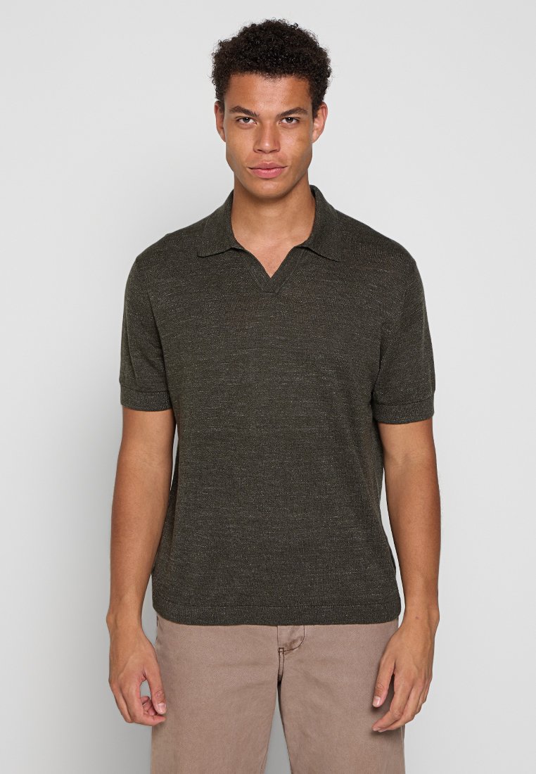 Theory Poloshirt olijfgroen