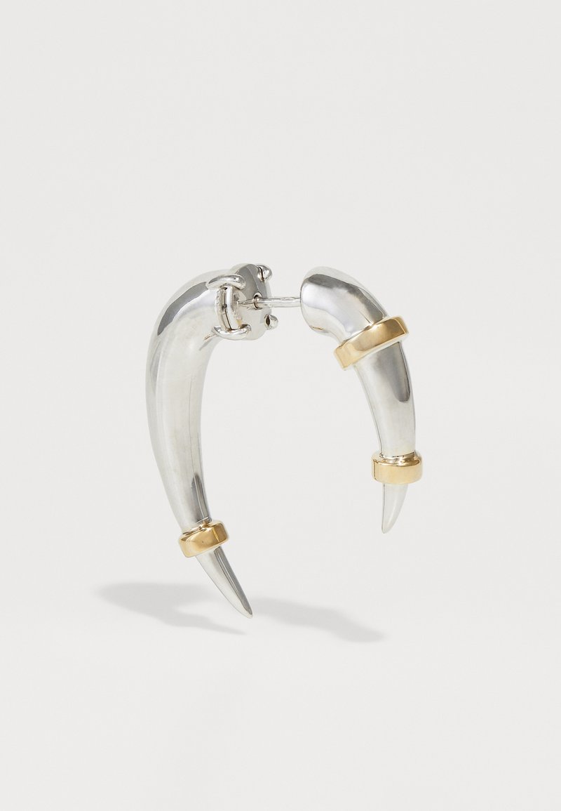 RAINBOW K - HORN EARRING - Single earring - white gold-coloured/yellow gold-coloured, Enlarge
