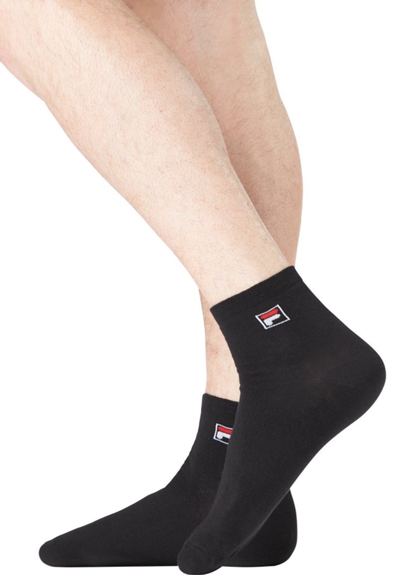 Fila UNISEX SHORT IM 12ER PACK - Chaussettes - black white