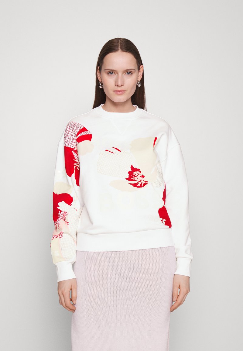 BOSS ECAISA Sweatshirt white/weiß Zalando.de