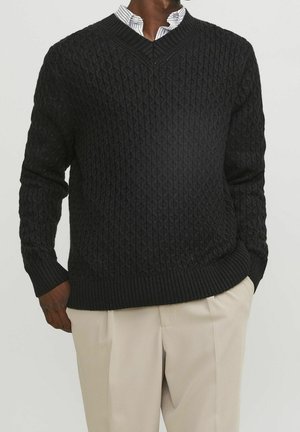 Jack & Jones Strickpullover - black
