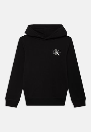 SMALL MONOGRAM HOODIE UNISEX - Sportinis megztinis - black