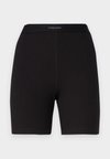 BIKE SHORT COTTON STRETCH RIB - Alushousut - black