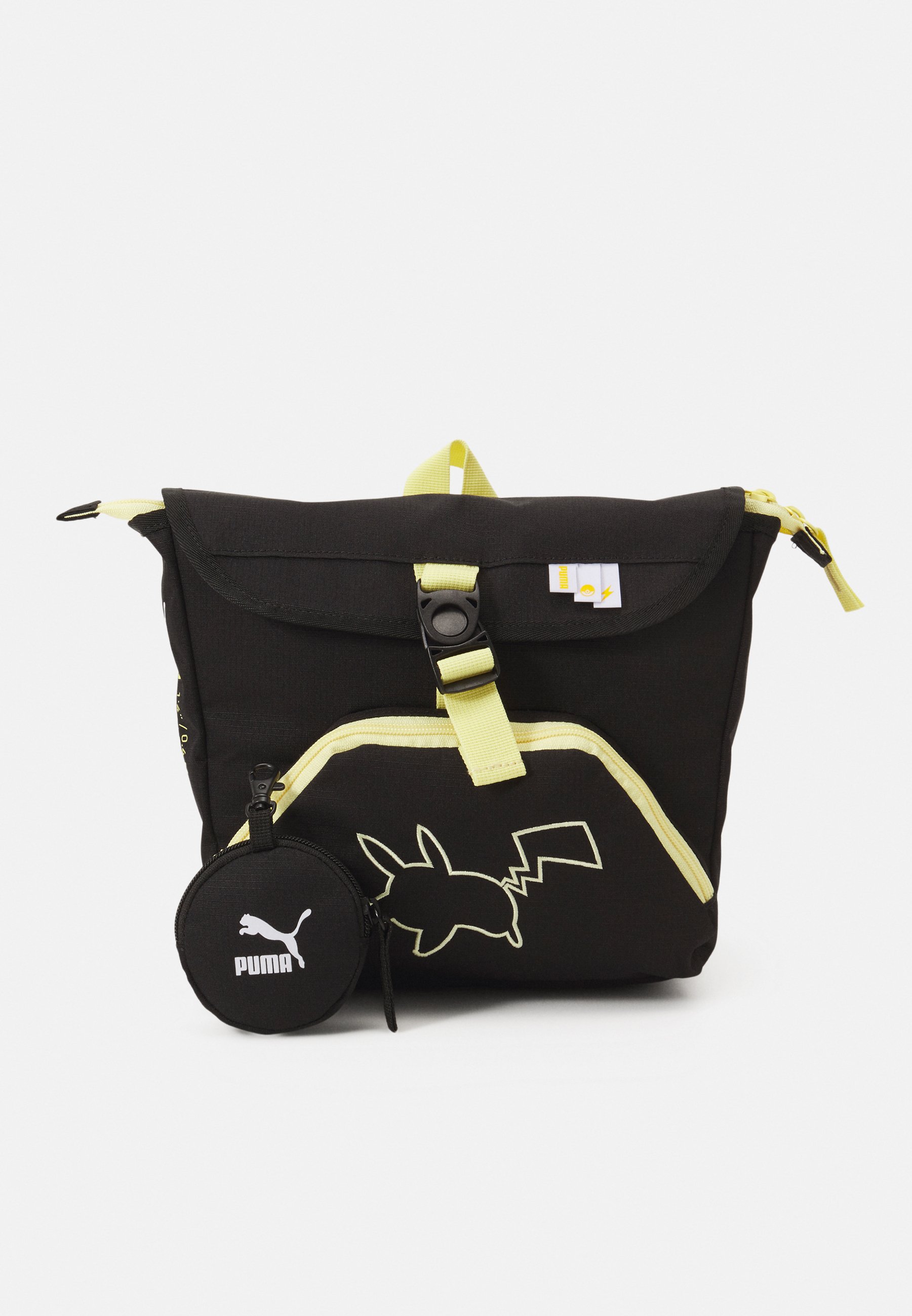 Puma PUMA X POKEMON MESSENGER UNISEX - Schoudertas - black/pale lemon/zwart  - Zalando.nl