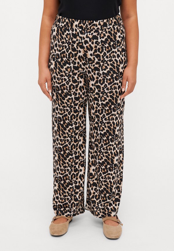 CARLEONESS WIDE - Stoffhose - pumice stone