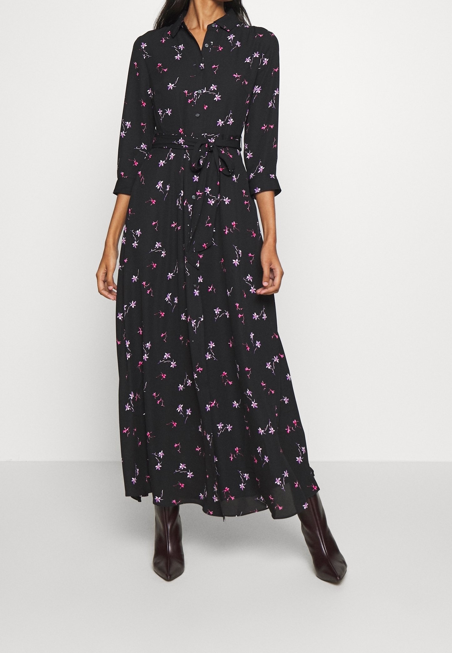 Banana Republic Maxi dress - black - (Pre-owned) - Zalando