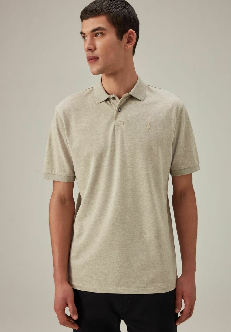 Next - REGULAR - Polo marškinėliai - neutral brown marl, Padidinti