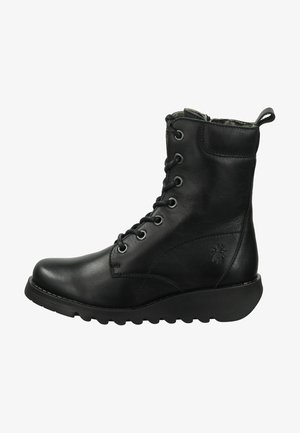 Bottines à lacets - black