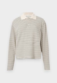 EMMA  - Topper langermet - cream/black