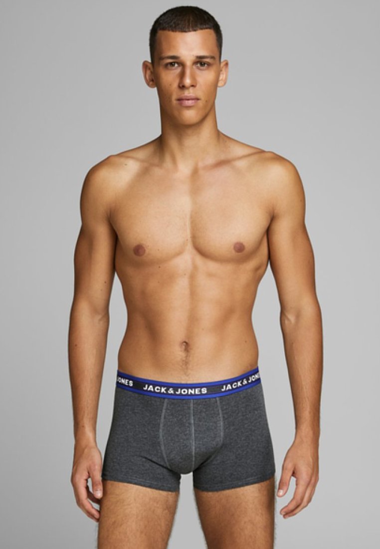 Jack \u0026 Jones 5 PACK - Boxershort - dark grey melange/donkergrijs - Zalando .nl