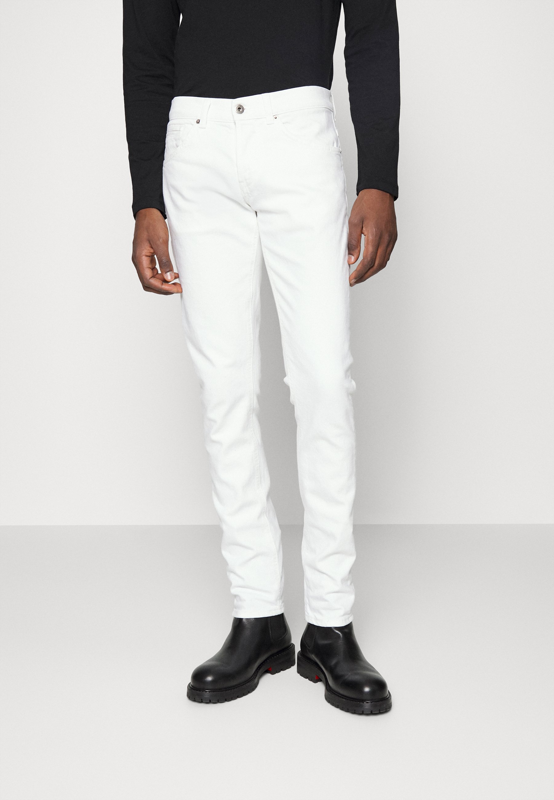 Dondup PANTALONE GEORGE - Vaqueros slim fit - white/blanco - Zalando.es