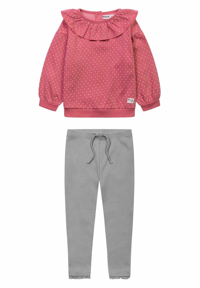 MINOTI 2 PCS SET - Sweatshirt - pink grey/pink - Zalando.dk