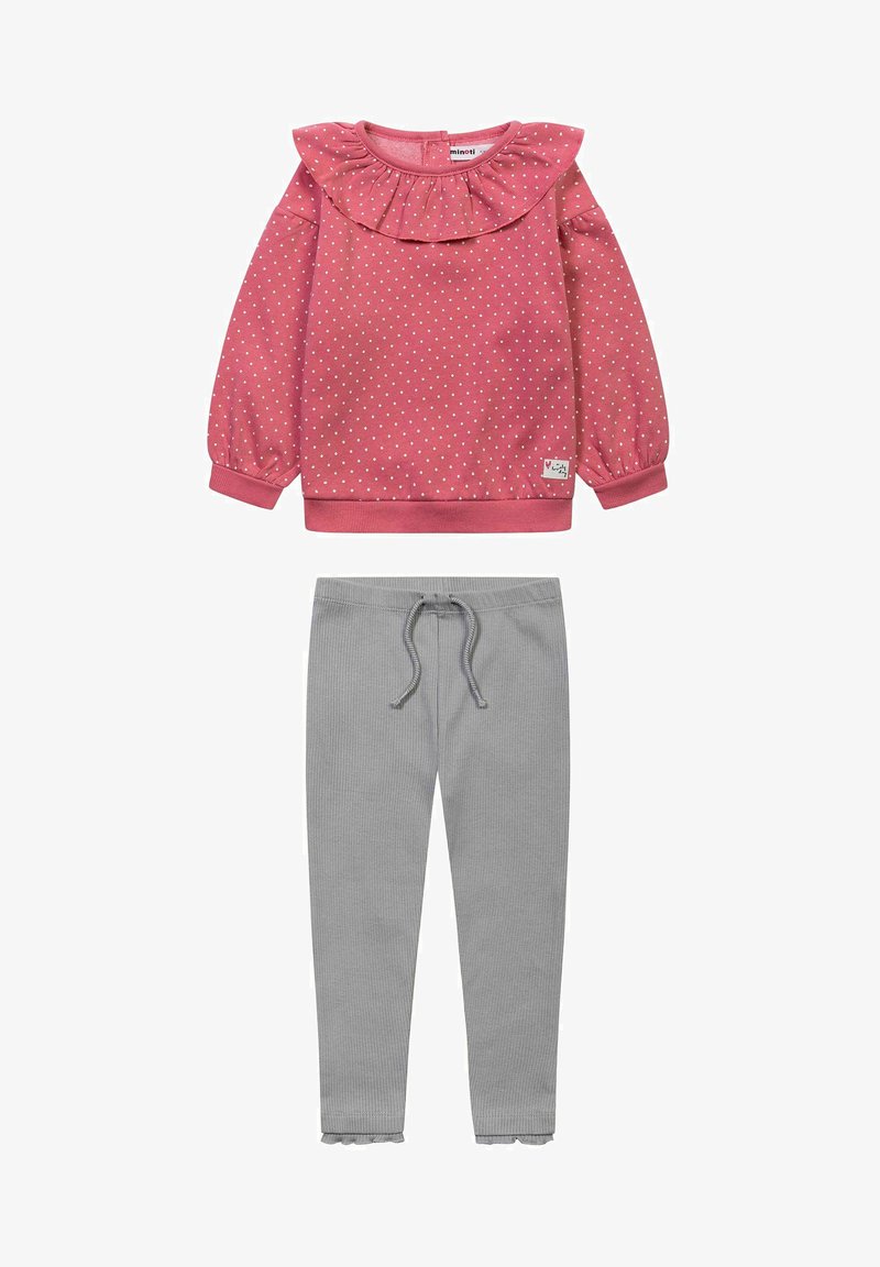 Minoti Set MINOTI 2 PCS SET - Sweatshirt - pink grey/pink - Zalando.dk