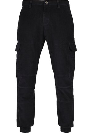 Urban Classics, CORDUROY CARGO JOGGING PANTS - Cargohose - midnightnavy