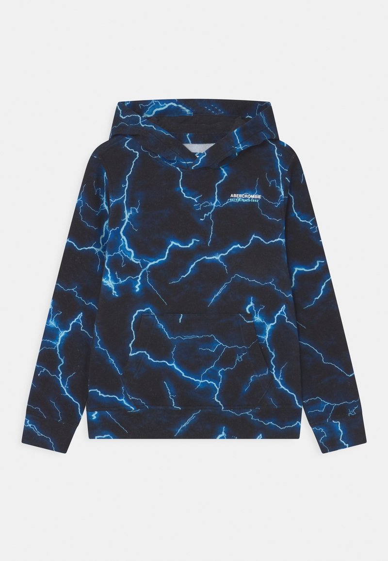 Abercrombie & Fitch EASY FIT - Hoodie - black/blue