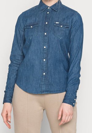 Blus - blue denim