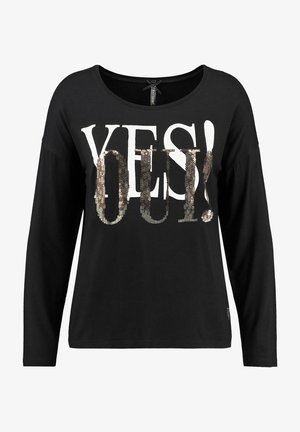 WLS ANSWER ROUND - Long sleeved top - schwarz