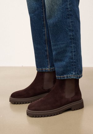 MAILLE - Botines con plataforma - brown