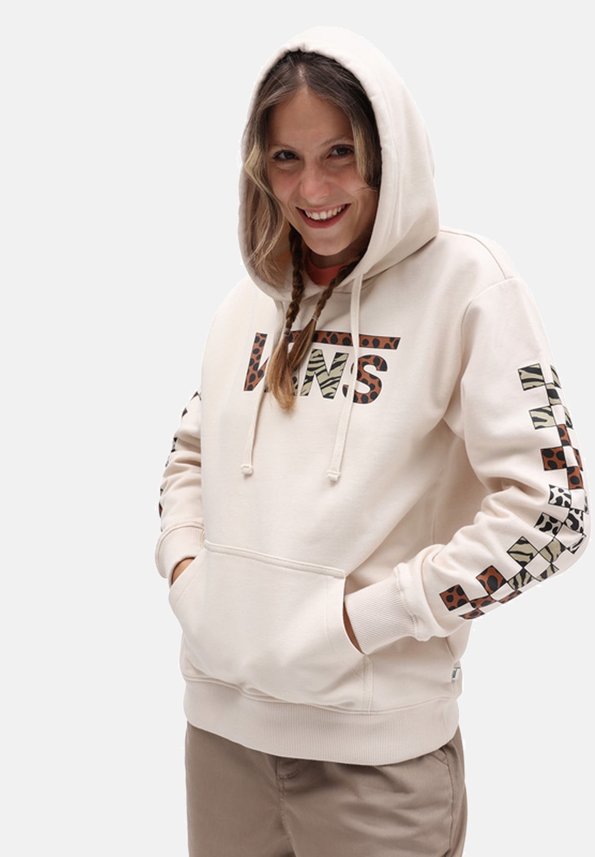 Vans WM WYLD TANGLE II HOODIE - Felpa con cappuccio - sandshell/beige -  Zalando.it