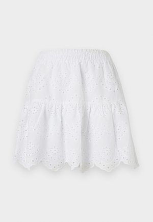 Pieces, PCVILDE SHORT SKIRT - Φούστα σε γραμμή Α - bright white