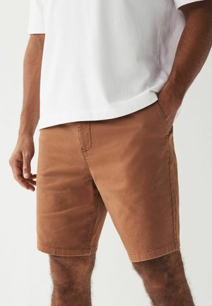 STRAIGHT FIT STRETCH CHINO - Šortky - terracotta