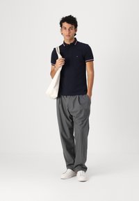Tommy Hilfiger TIPPED SLIM FIT  - Polo - desert sky