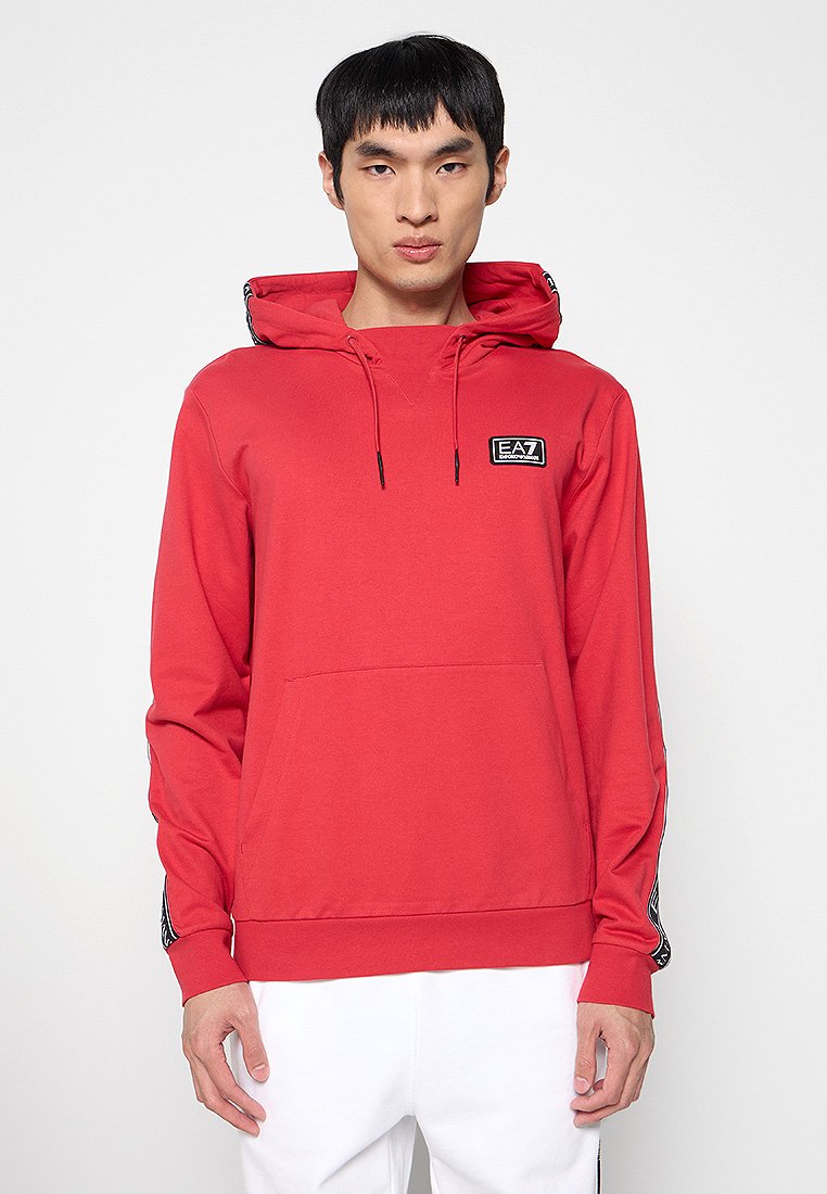 EA7 Emporio Armani Hoodie rood