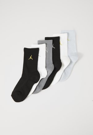 Jordan, EVERYDAY ESSENTIALS UNISEX 6 PACK - Calze - black/sail