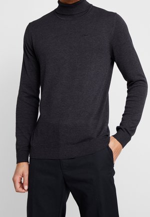Jersey de punto - mottled black