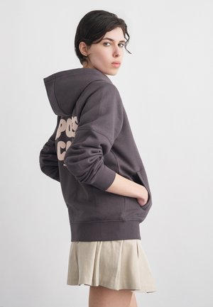 HARLIA HOODY - Mikina so zipsom - dark grey
